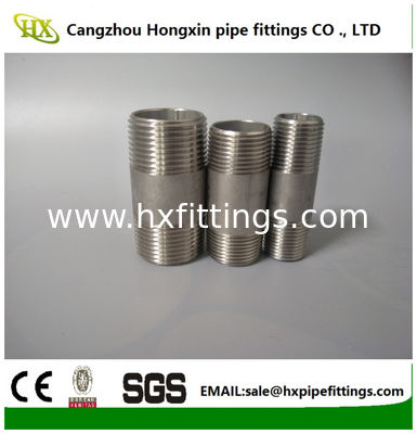 Steel pipe nipple,galvanized pipe nipple ，BSP NPT steel nipple HIGH QUATITY