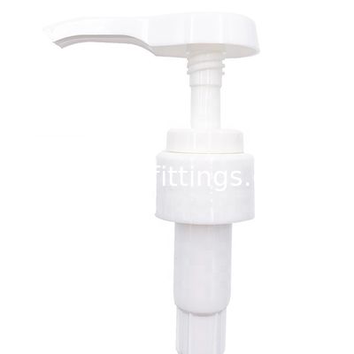 Plastic lotion dispenser pump with 24/410 closure