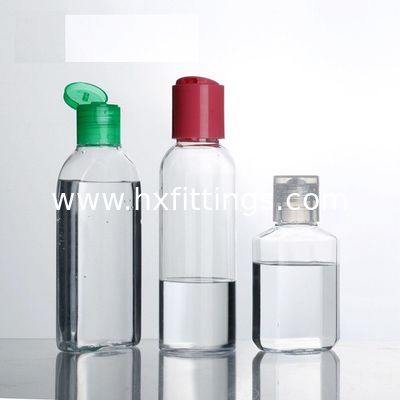 Plastic Material and PET Plastic Type Transparent Plastic Bottle With Flip Top Cap