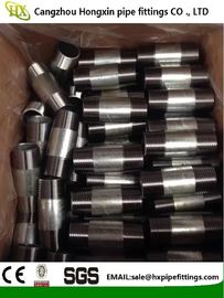 Zink / galvanisierte Rohrverbindungen aus Kohlenstoffstahl Sch40 NPT Stahlbrustwarzen Rohrwarzen fournisseur