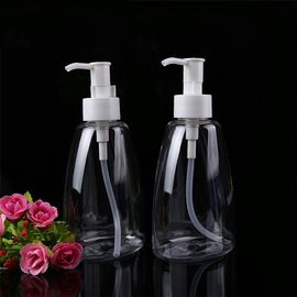 Kosmetische 300 ml-Schirmdruck durchsichtige Kunststoff-PET-Flasche mit Pumpe fournisseur