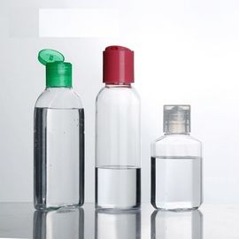 Kunststoffmaterial und PET-Kunststoffart Transparente Kunststoffflasche mit Klappdeckel fournisseur