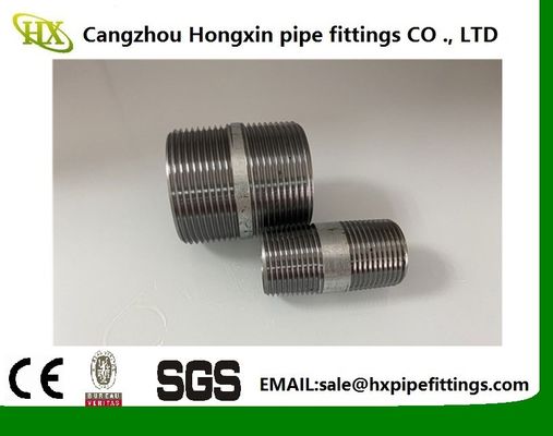 Hydraulik-Langnippel aus Kohlenstoffstahl, BSP-NPT-Außengewinde, verzinkte Stahlfittings, Außengewinde-Rohrnippel fournisseur